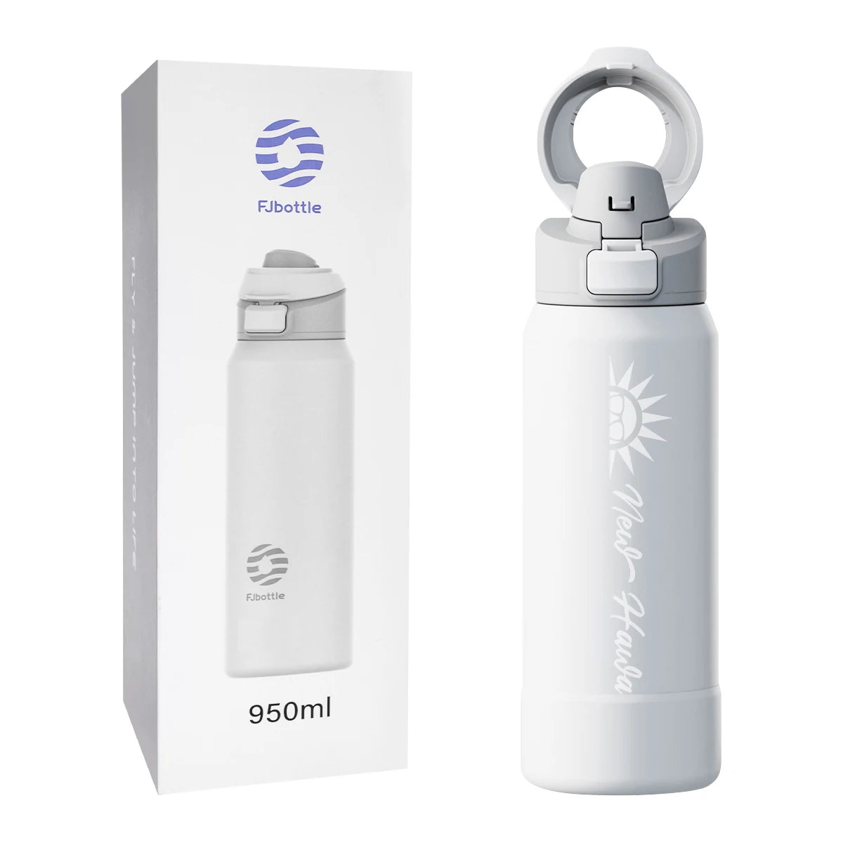 Garrafa Térmica com Suporte Magnético para Celular 950ml
