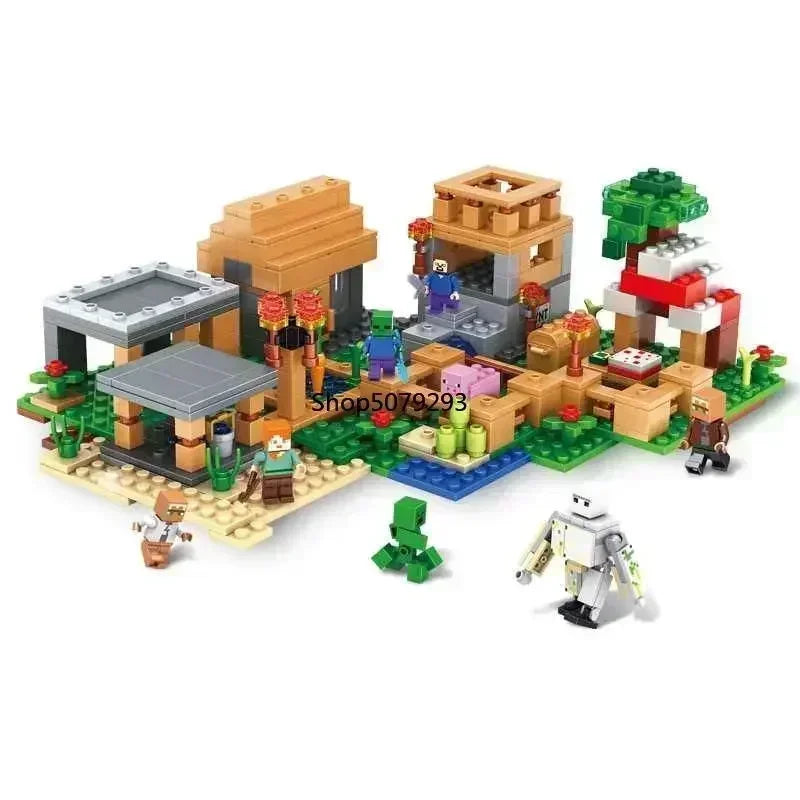 Blocos de Montar - A Grande Vila do Minecraft | Estilo Lego