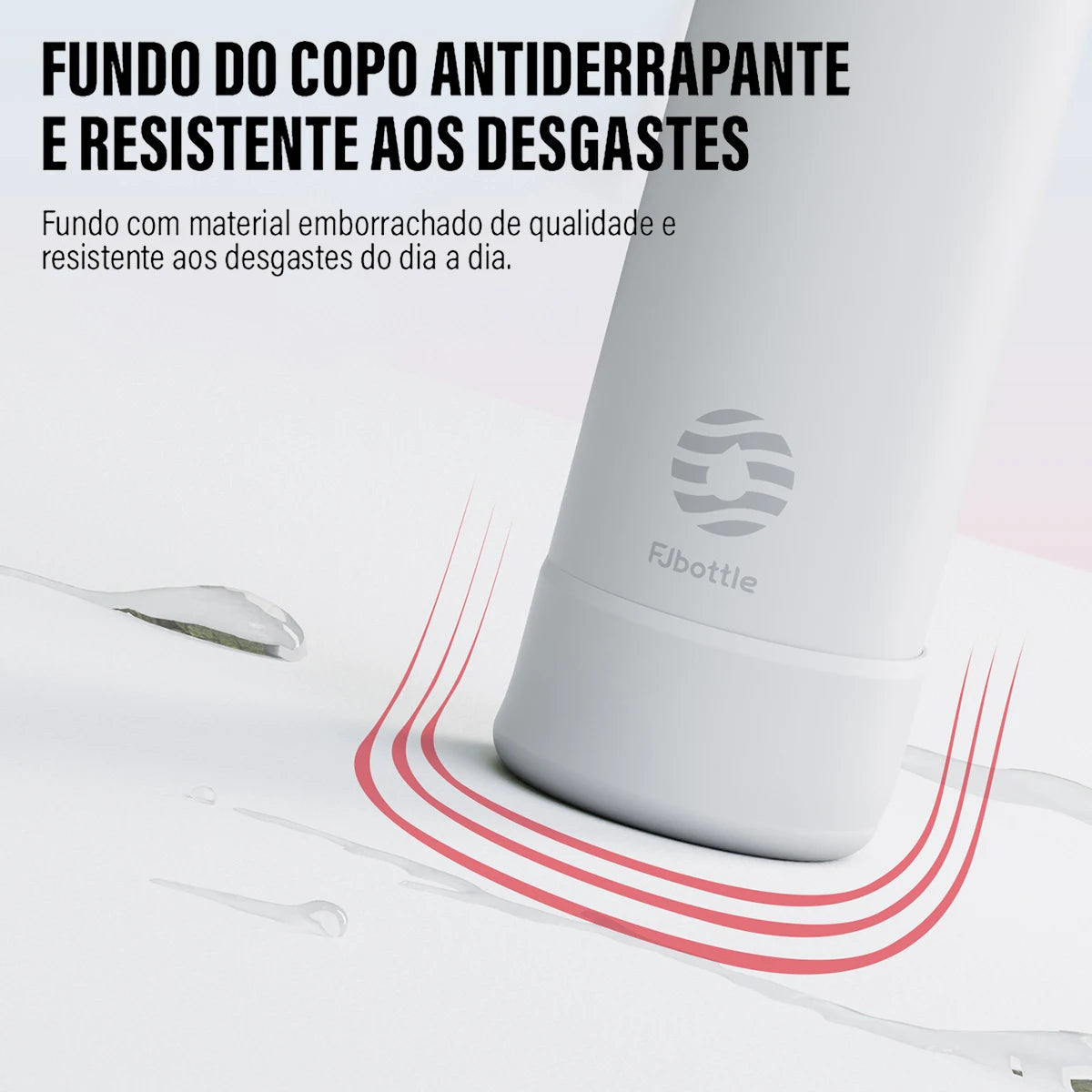 Garrafa Térmica com Suporte Magnético para Celular 950ml