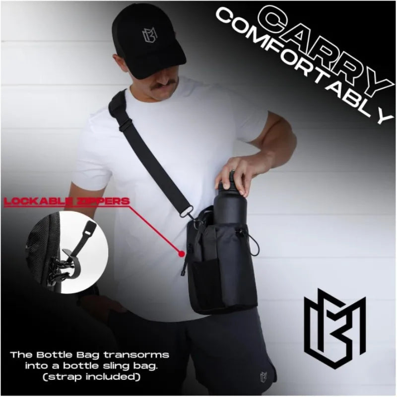 Bolsa Magnética para Garrafa de Água de Grande Capacidade – Suporte Específico para Copo com Ímã