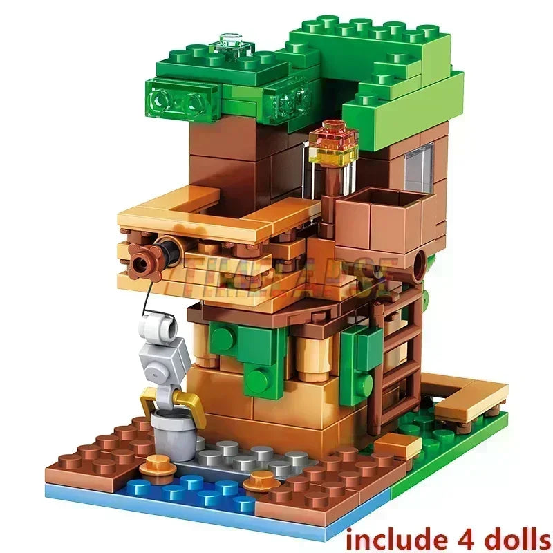 Blocos de Montar - A Grande Vila do Minecraft | Estilo Lego