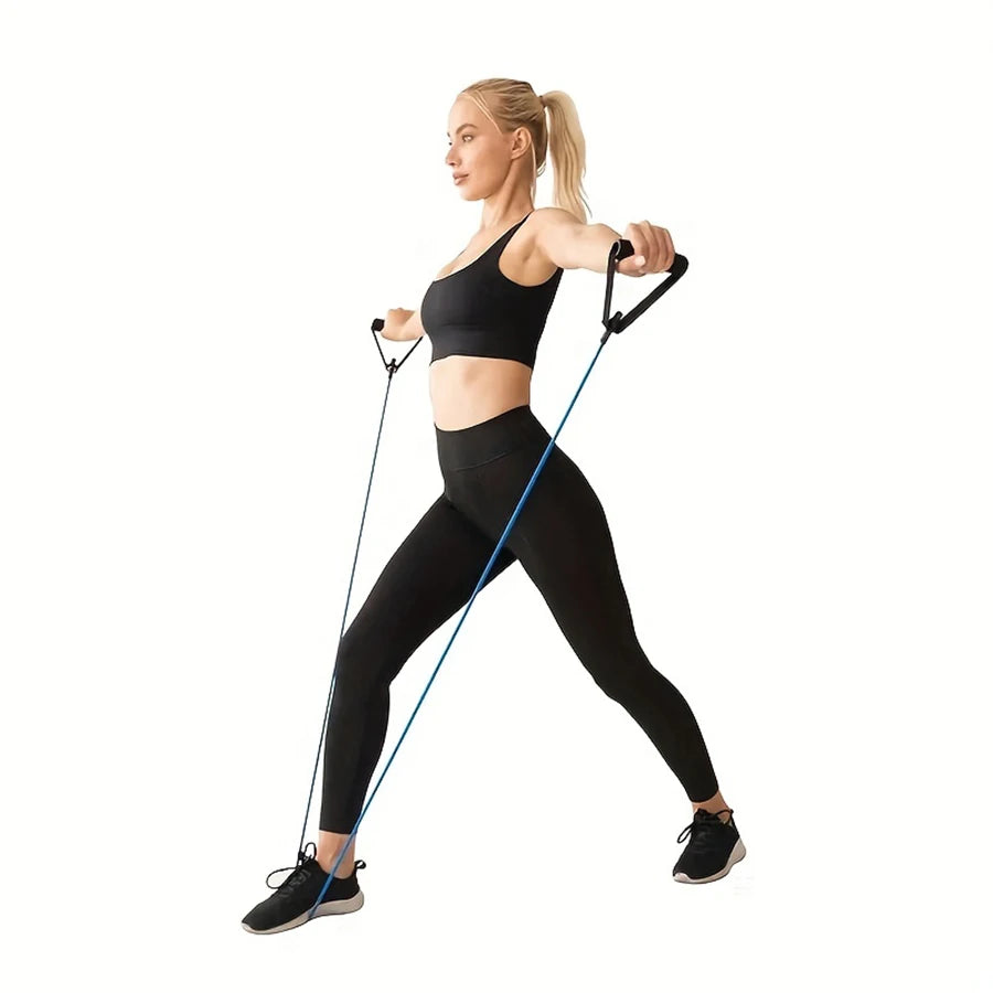 Faixa de Resistência com Alças – Perfeita para Yoga, Pilates e Equipamentos de Fitness