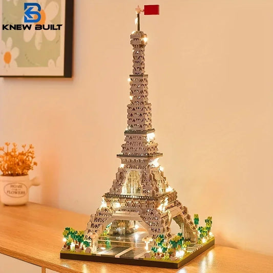 Micro Blocos de Montar - Maravilhas do Mundo Iluminadas
