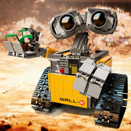 Robô WALL-E de Montar - Versão Estática ou com Controle Remoto/APP