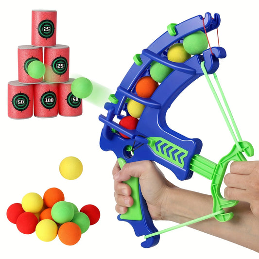 Besta de Brinquedo Lançadora de Bolinhas - Kit Tiro ao Alvo Infantil Seguro