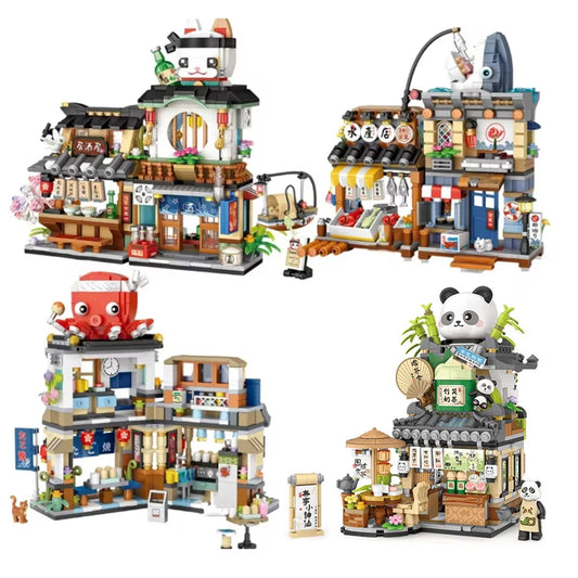 Minimundos Japoneses: Lojas para Montar