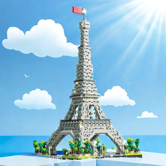 Micro Blocos de Montar - Maravilhas do Mundo Iluminadas