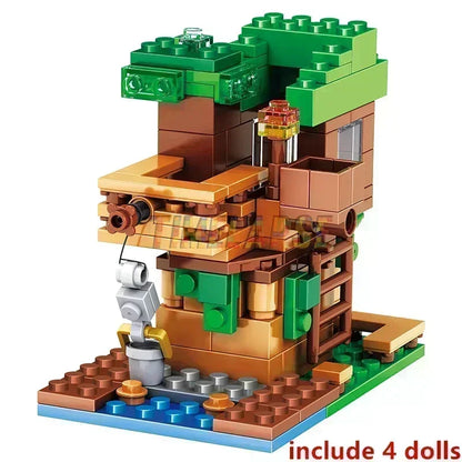 Blocos de Montar - A Grande Vila do Minecraft | Estilo Lego
